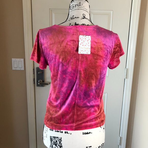 **3 for $20** NWT Free People Bright Eyes Velvet Top - Picture 6 of 6